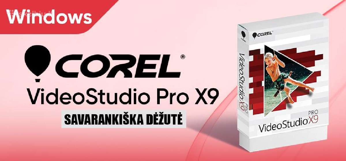 Corel Videostudio Pro savarankiška dėžutė
