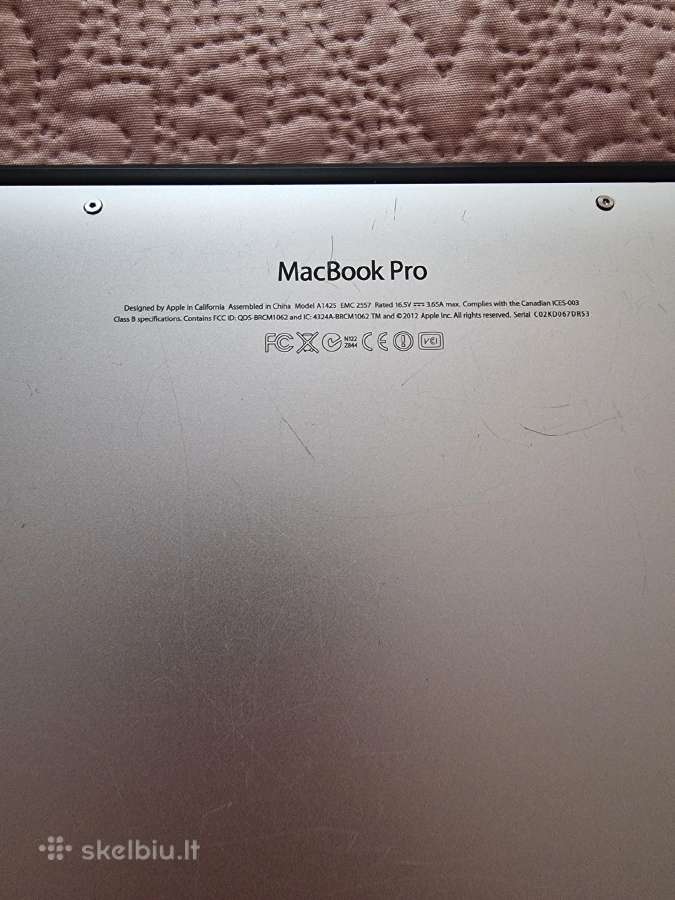 MacBook Pro Retina 13" Late 2012 - nuotraukos Nr. 3