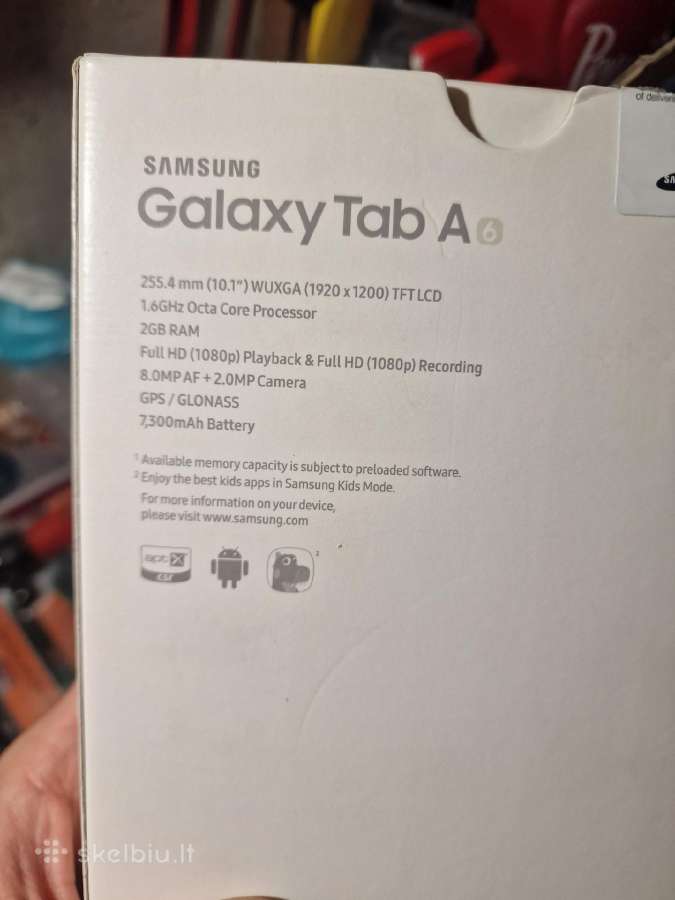 Galaxy Tab A 2016 10.1" - nuotraukos Nr. 5