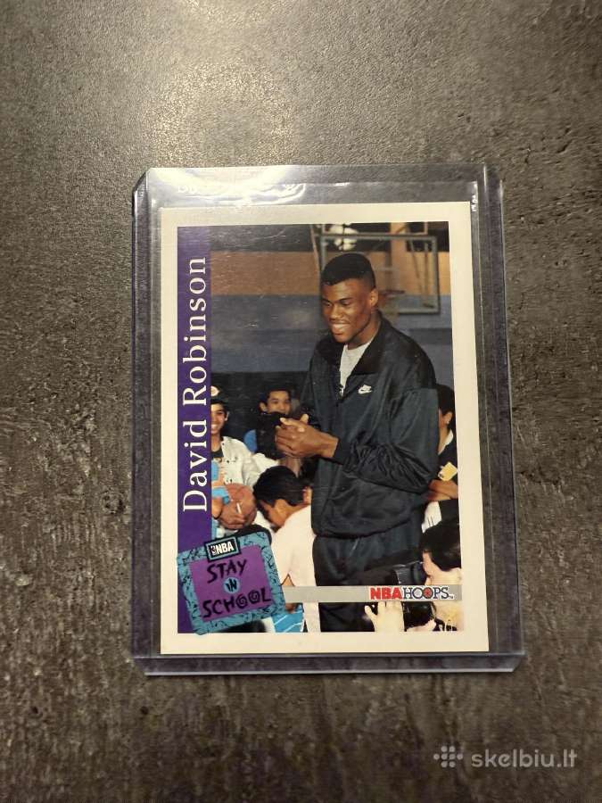 Nba Kolekcinės krepšinio kortelės David Robinson