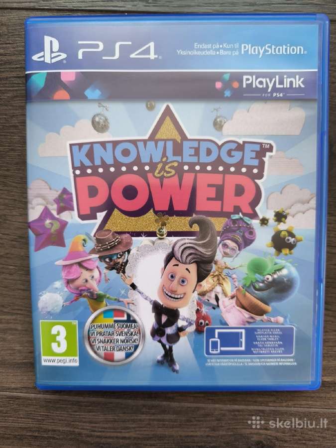 Parduodu Ps4 žaidimą Knowledge Is Power