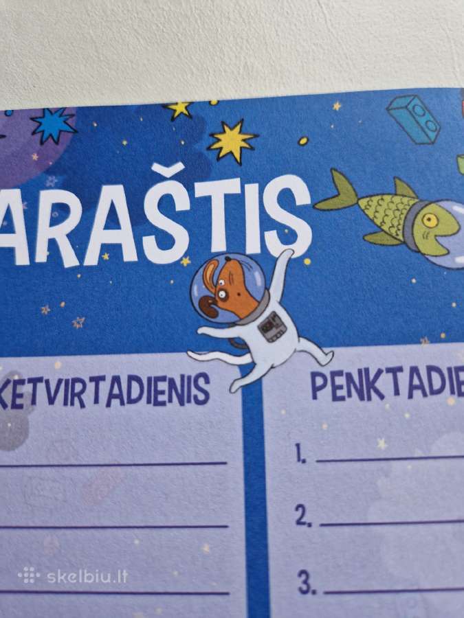 Pamokų tvarkaraštis su daugybos lentele - nuotraukos Nr. 7