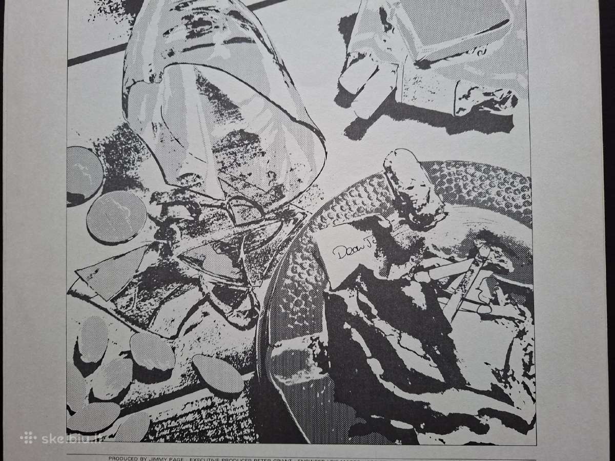 LED Zeppelin 1979 „In Threw The Out Door“ B - nuotraukos Nr. 3