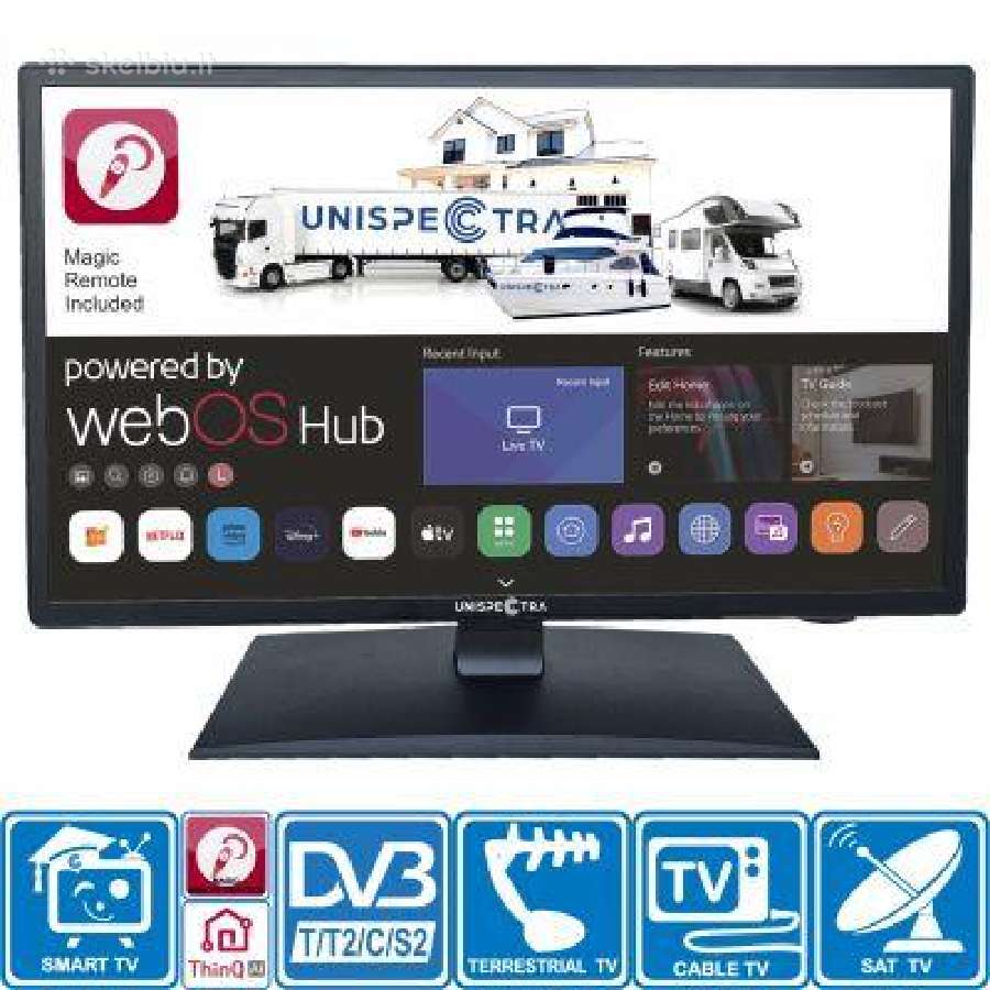16"-19"-22" HD LED Smart Televizorius Unispectra - nuotraukos Nr. 5