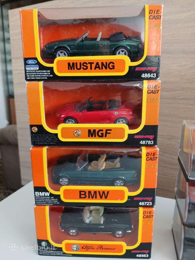 Įvairūs automodeliai (kabrioletai) 1:43 - nuotraukos Nr. 3