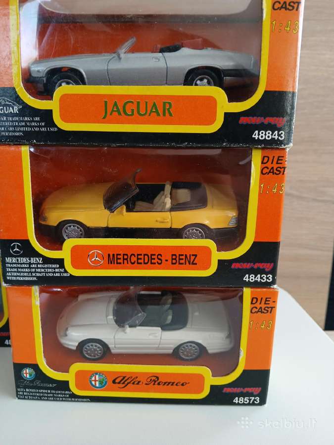 Įvairūs automodeliai (kabrioletai) 1:43 - nuotraukos Nr. 4