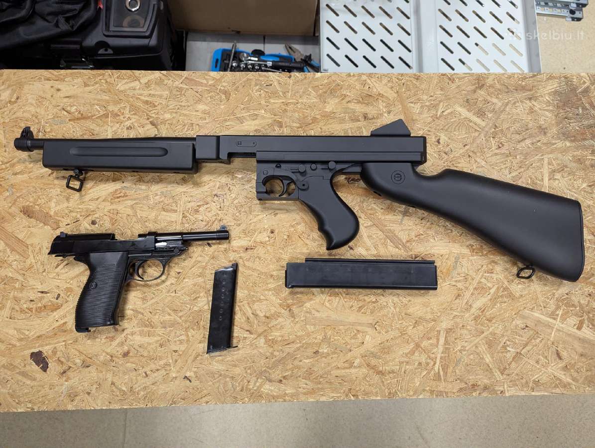 Walther P38 Gbb, Thompson Aeg, Luger Gbb - nuotraukos Nr. 3