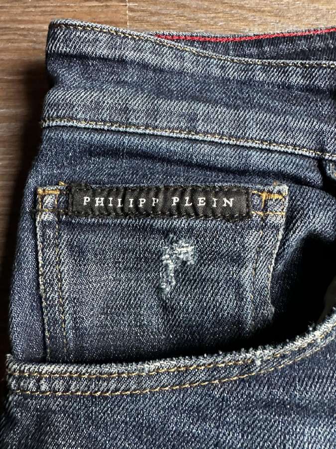 Philipp Plein vyriški džinsai W34/l32 - nuotraukos Nr. 5