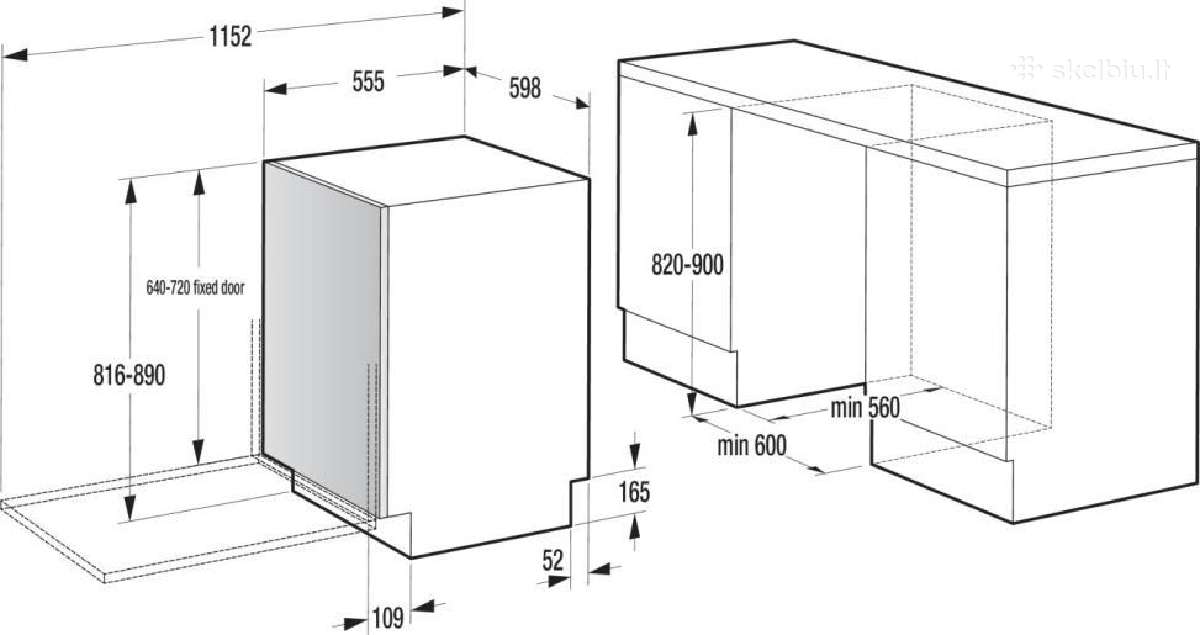 Montuojama indaplovė Gorenje Gv693c61ad su autodoz - nuotraukos Nr. 12