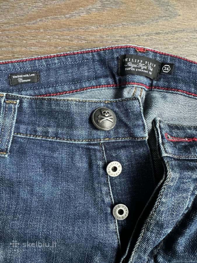 Philipp Plein vyriški džinsai W34 - nuotraukos Nr. 2