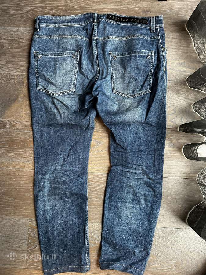 Philipp Plein vyriški džinsai W34 - nuotraukos Nr. 5