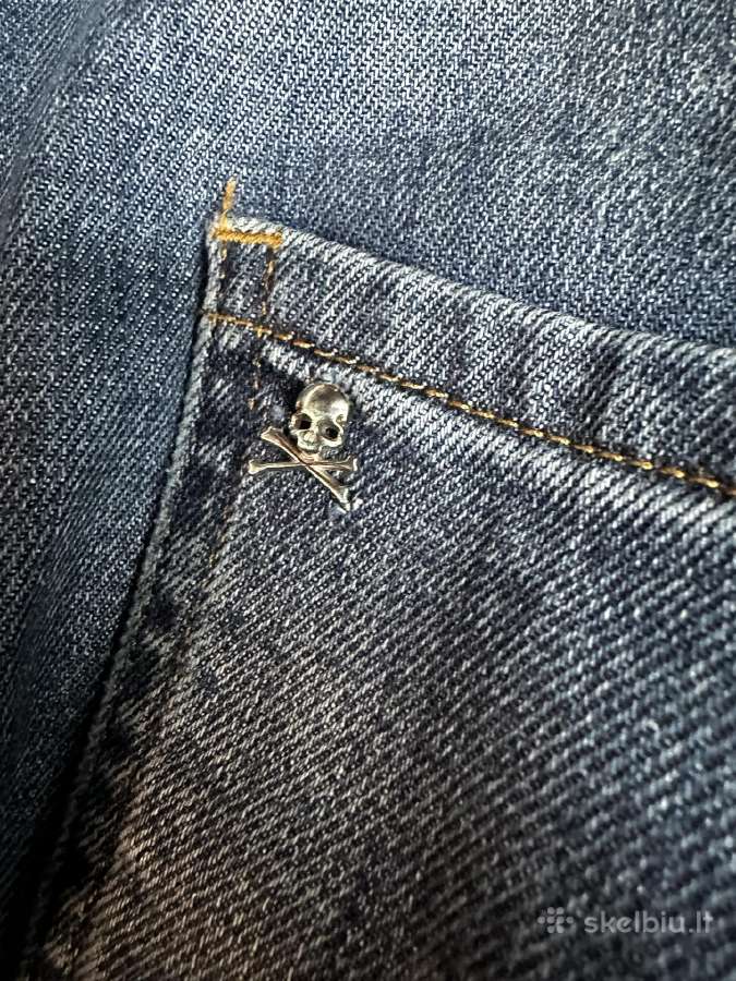 Philipp Plein vyriški džinsai W34 - nuotraukos Nr. 8