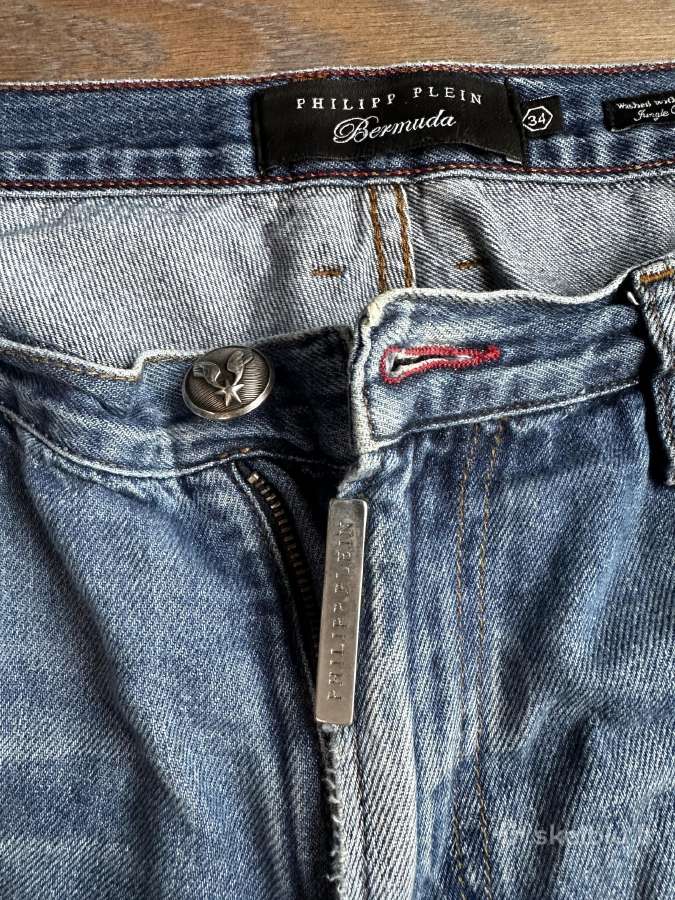 Philipp Plein džinsiniai šortai vyriški W34 - nuotraukos Nr. 4