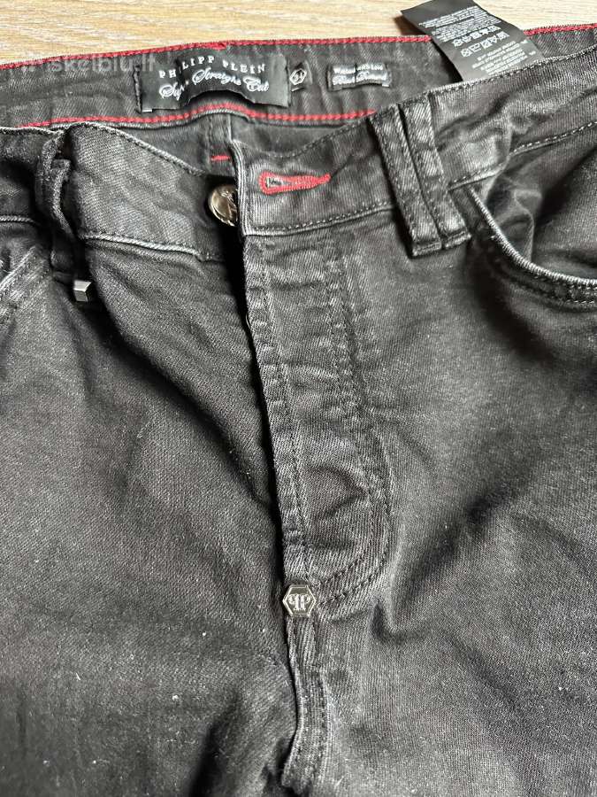 Philipp Plein juodi vyriški džinsai W34 - nuotraukos Nr. 2