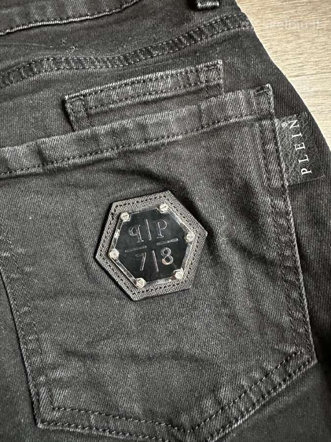 Philipp Plein juodi vyriški džinsai W34 - nuotraukos Nr. 7
