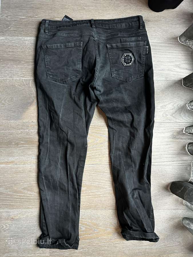 Philipp Plein juodi vyriški džinsai W34 - nuotraukos Nr. 8