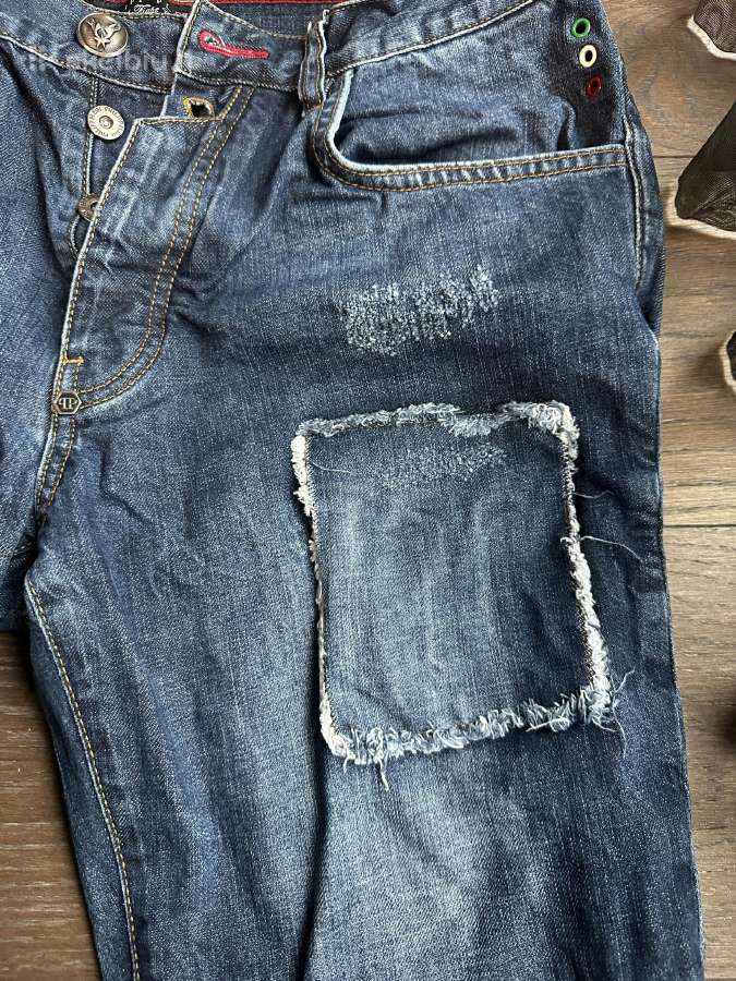 Philipp Plein vyriški džinsiniai šortai W33 - nuotraukos Nr. 4