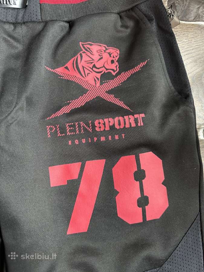 Plein Sport blizgios vyriškos sporto kelnės M - nuotraukos Nr. 3