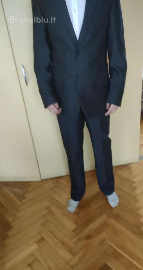 Ferrano Vyriškas kostiumas. Švarko dydis 176,46 - nuotraukos Nr. 2