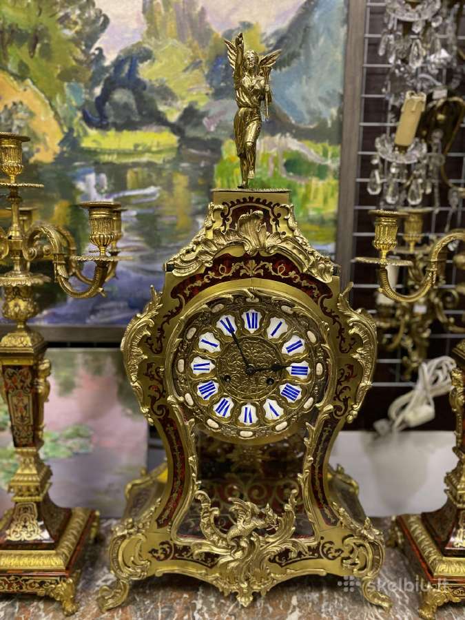 Antikvarinis "Charle Boulle" stiliaus laikrodis - nuotraukos Nr. 3