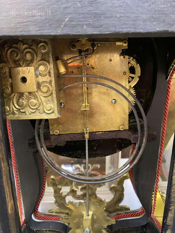 Antikvarinis "Charle Boulle" stiliaus laikrodis - nuotraukos Nr. 11