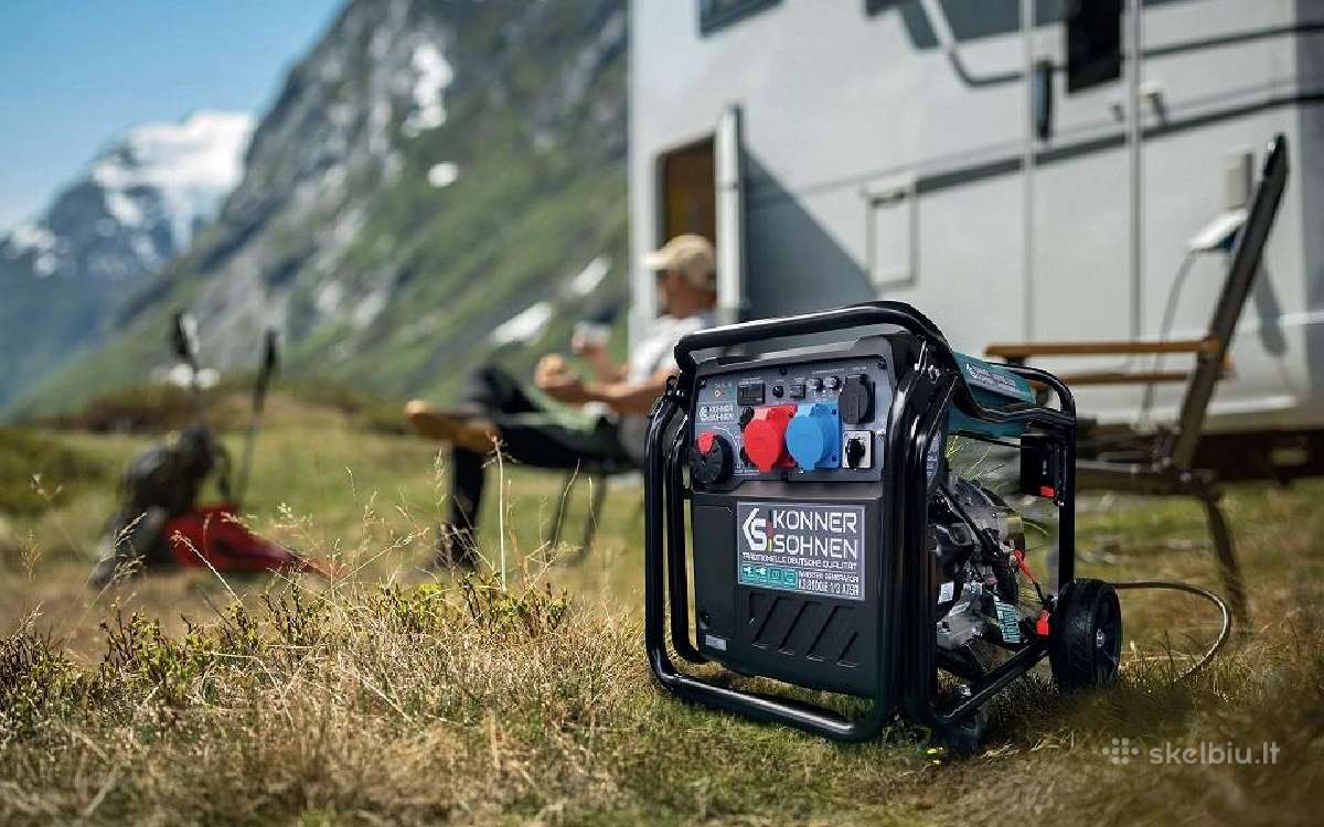 Benzininis inverterinis generatorius Ks-8100ie-1/3 - nuotraukos Nr. 2