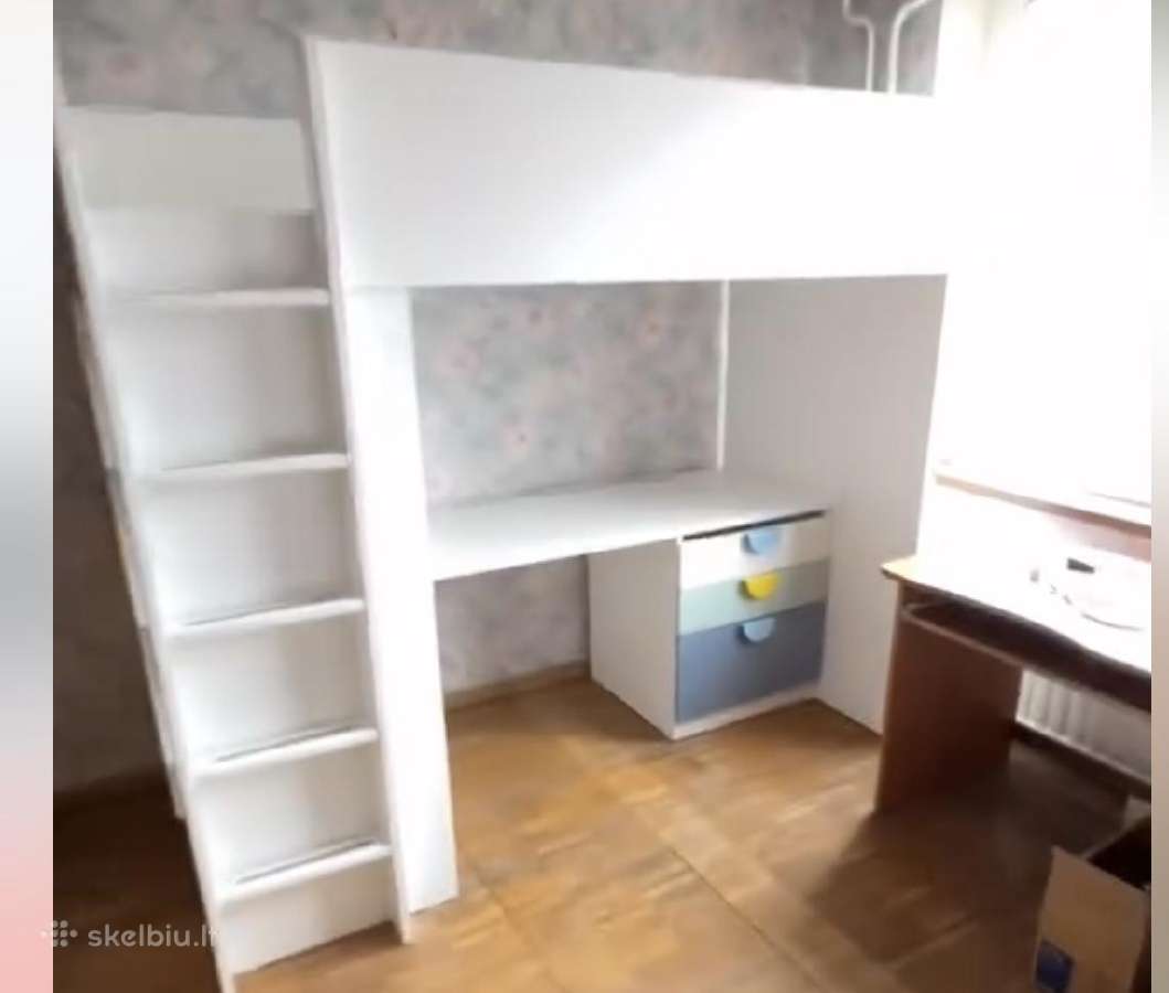 Parduodu vaikišką dviaukštę Ikea lovą–transformerį