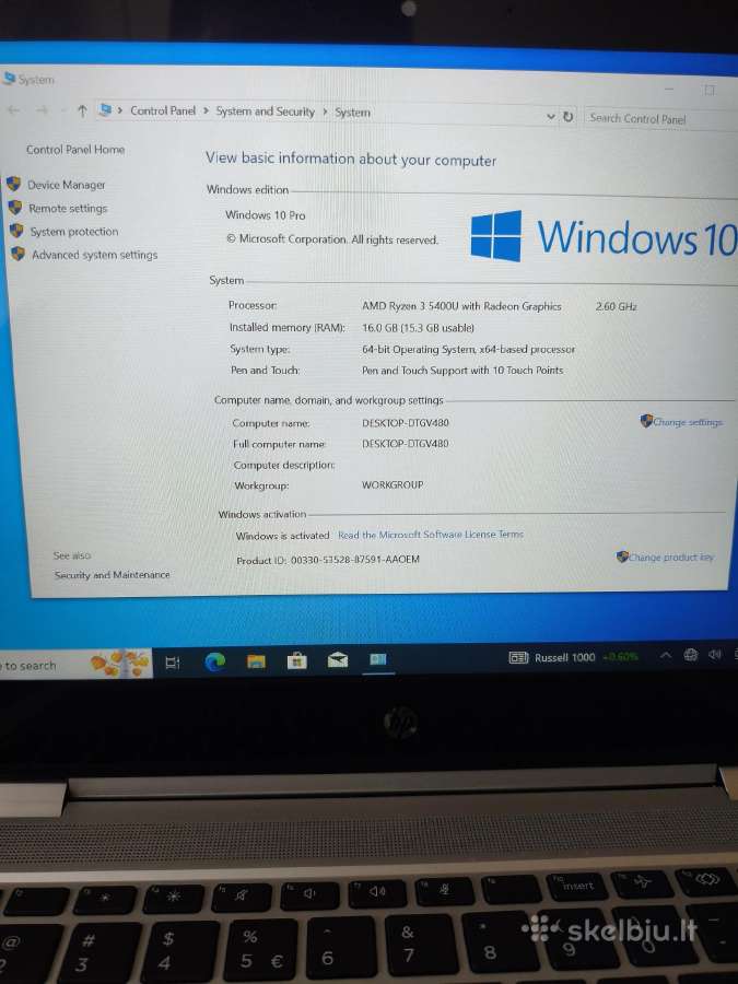 Hp Probook x360 435 G8 - nuotraukos Nr. 4