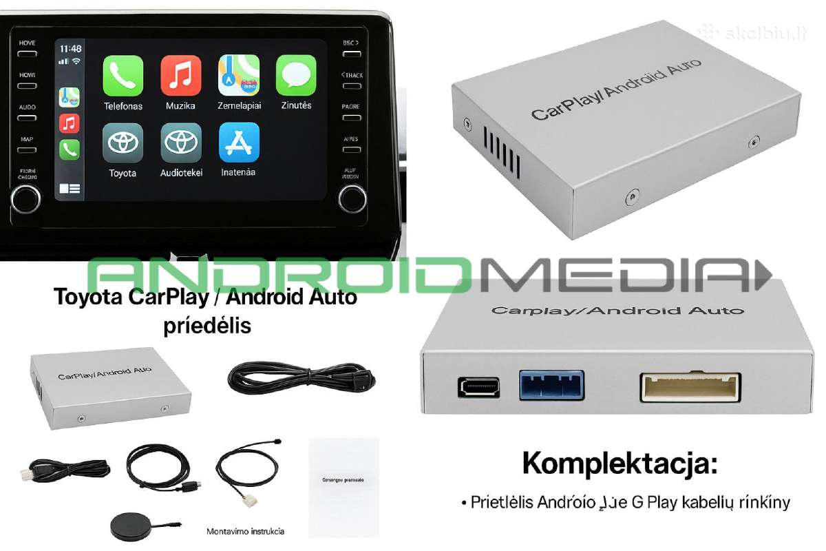 Carplay Android Auto Toyota priedėlis