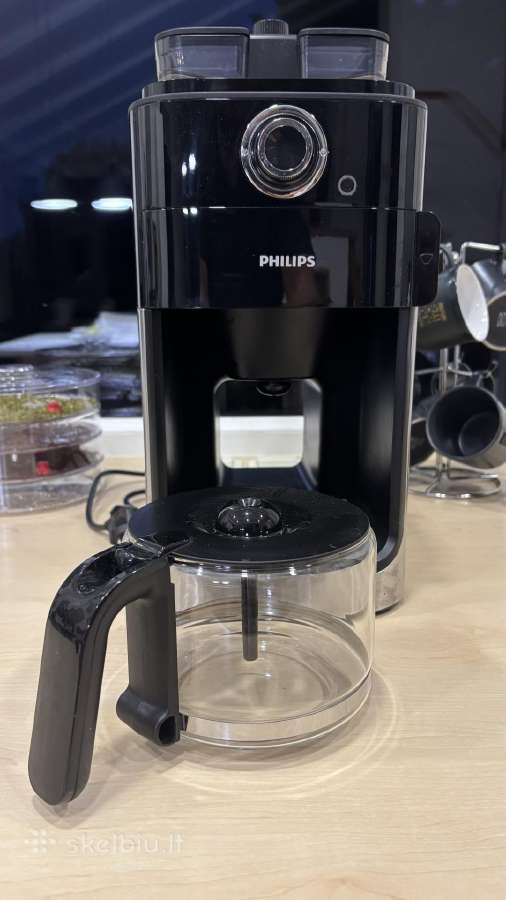 Filtrinis kavos aparatas Philips Grind & Brew Hd77 - nuotraukos Nr. 4