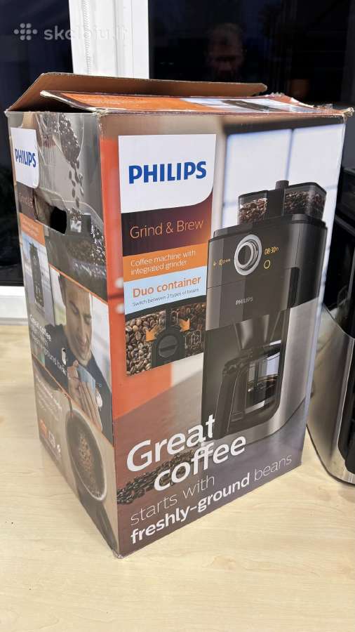 Filtrinis kavos aparatas Philips Grind & Brew Hd77 - nuotraukos Nr. 7