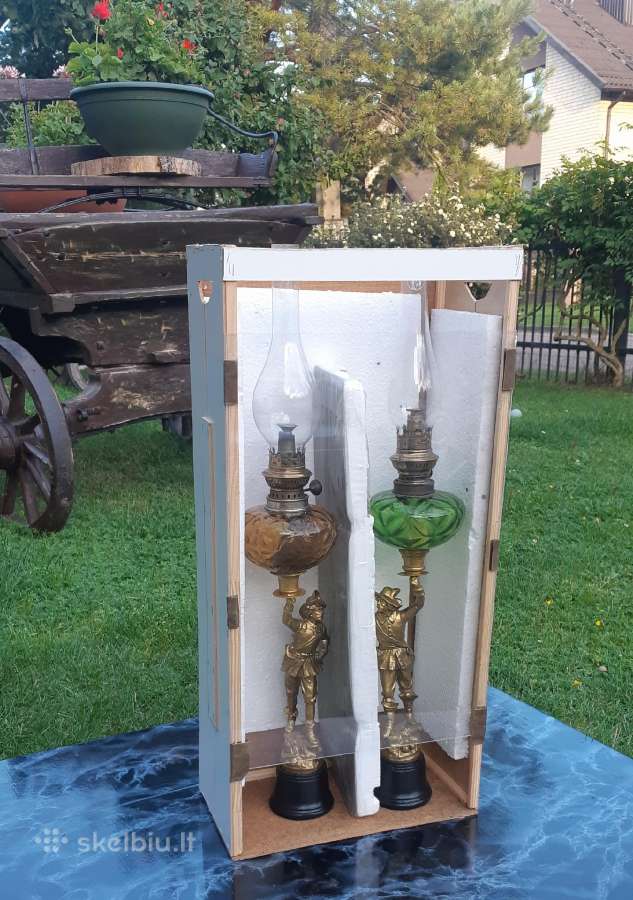 Nr.22) Įdomios Antik. Žibalinės Lempos Veikiančios - nuotraukos Nr. 15