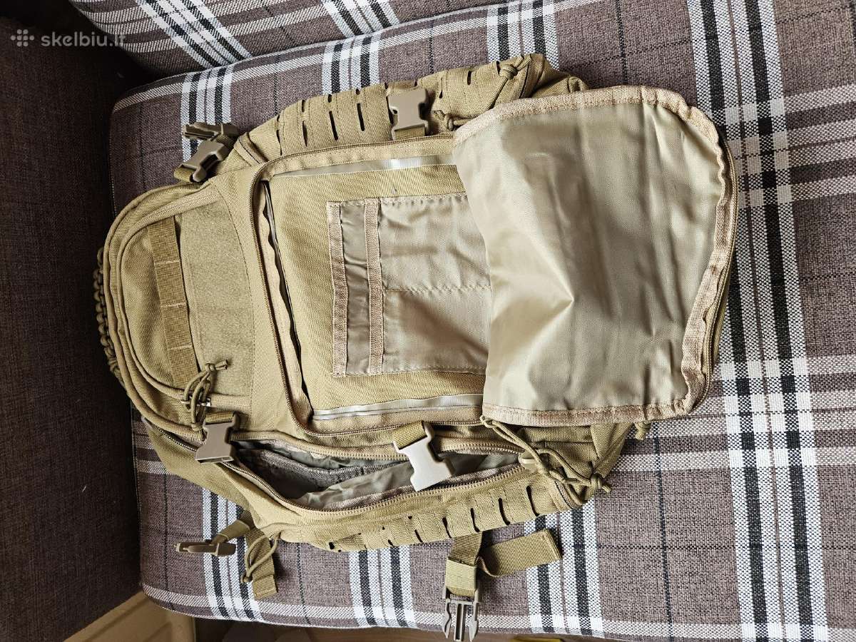 Militaristinio stiliaus, ~40l kuprinė - nuotraukos Nr. 4