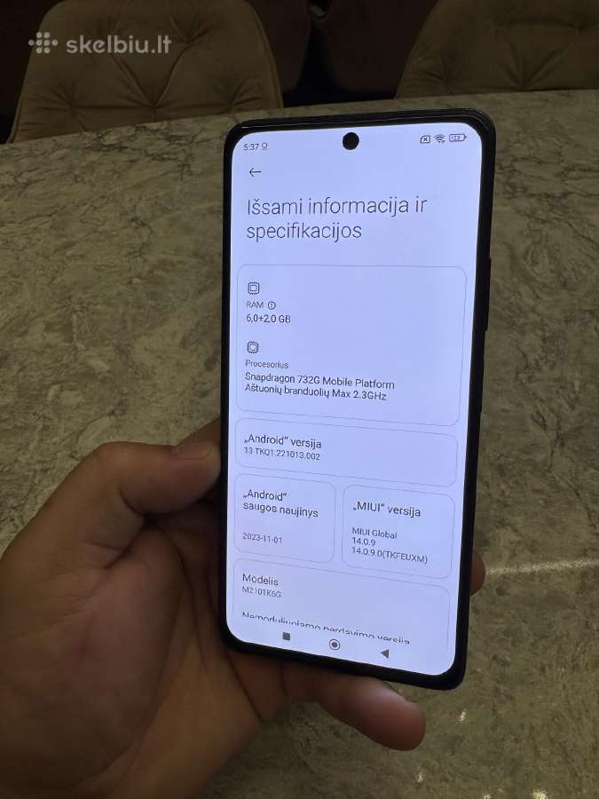 Redmi Note 10 pro, 8/128gb - nuotraukos Nr. 3