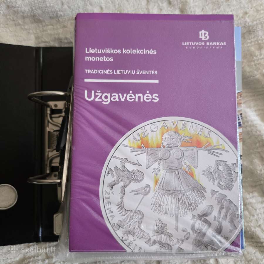 Lietuva Lb lankstinukai monetoms nuo 1995m