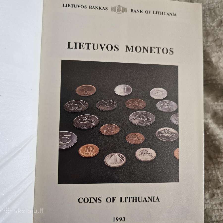 Lietuva Lb lankstinukai monetoms nuo 1995m - nuotraukos Nr. 9