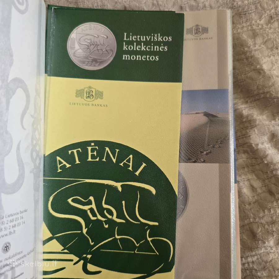 Lietuva Lb lankstinukai monetoms nuo 1995m - nuotraukos Nr. 10