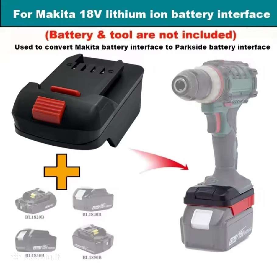 Makita Dewalt Milwauke Ryobi Parkside adapteriai - nuotraukos Nr. 26
