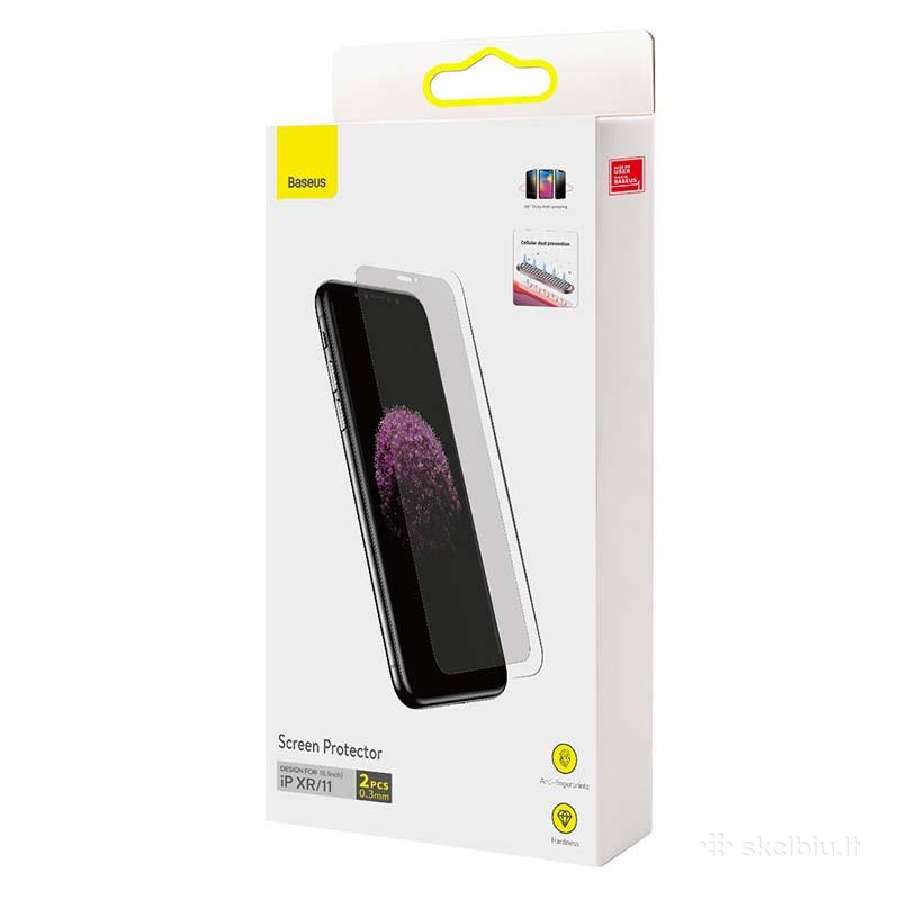 iPhone Xr/11. 0,3 mm grūdintas stiklas 2 vnt - nuotraukos Nr. 2