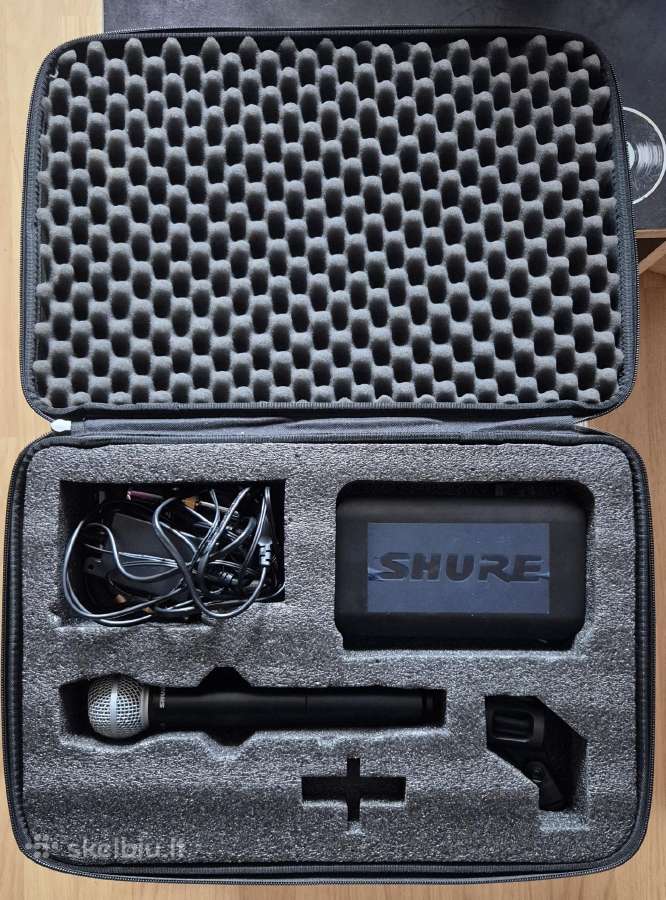 Shure Blx4 sm58 blx2 bevielis mikrofonas