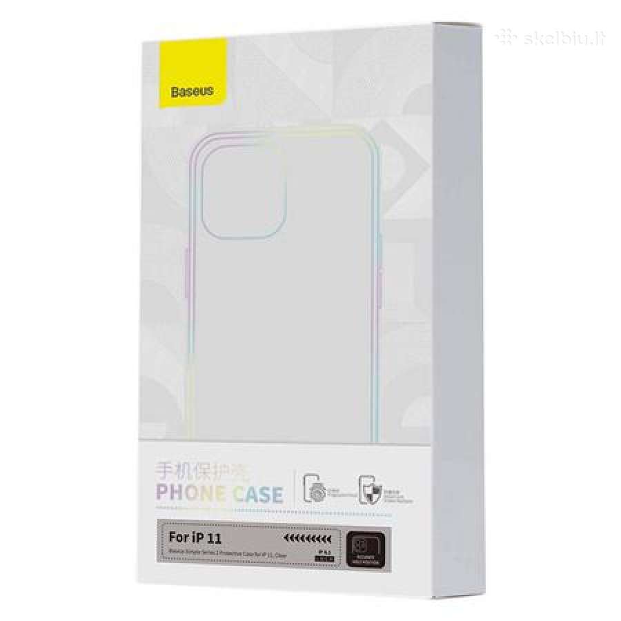 Baseus permatomas dėklas, iPhone 11 - nuotraukos Nr. 4
