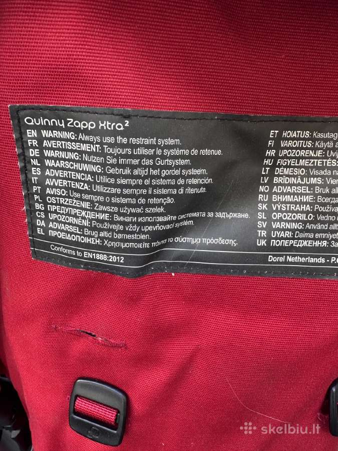 Quinny Zapp Xtra2 vėžimėlis - nuotraukos Nr. 7