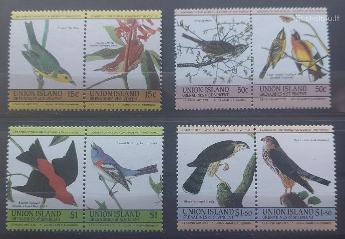 Sent Vinsentas ir Grenadinai 1985 paukščiai, švaru