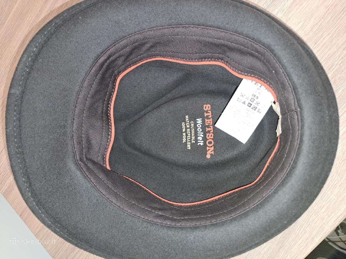 Stetson skrybele woolfelt, 55/s d. medzioklei - nuotraukos Nr. 5