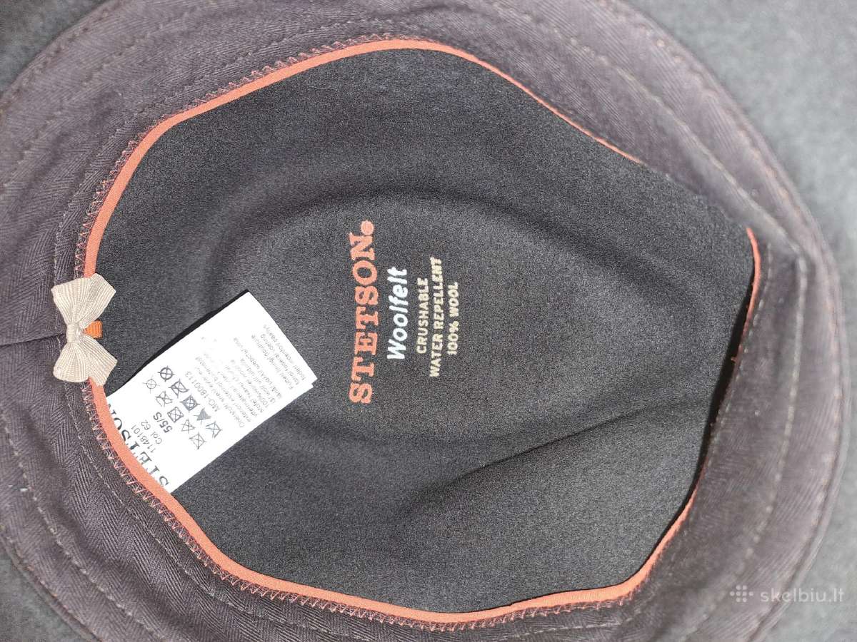 Stetson skrybele woolfelt, 55/s d. medzioklei - nuotraukos Nr. 8