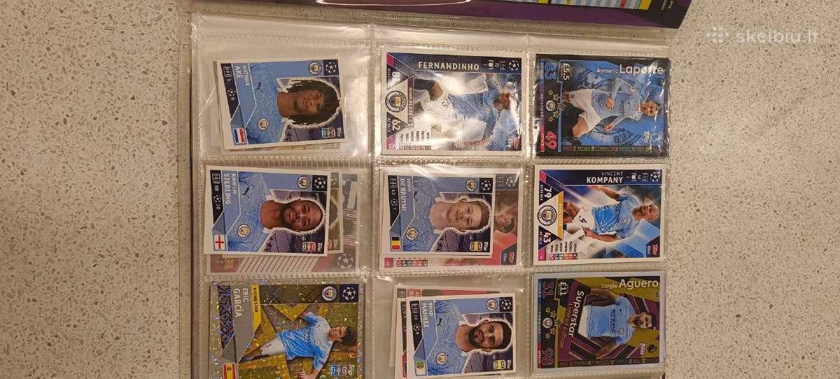 Match Attax futbolo žaidimo kortelės ir lipdukai - nuotraukos Nr. 2