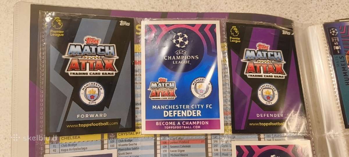 Match Attax futbolo žaidimo kortelės ir lipdukai - nuotraukos Nr. 4