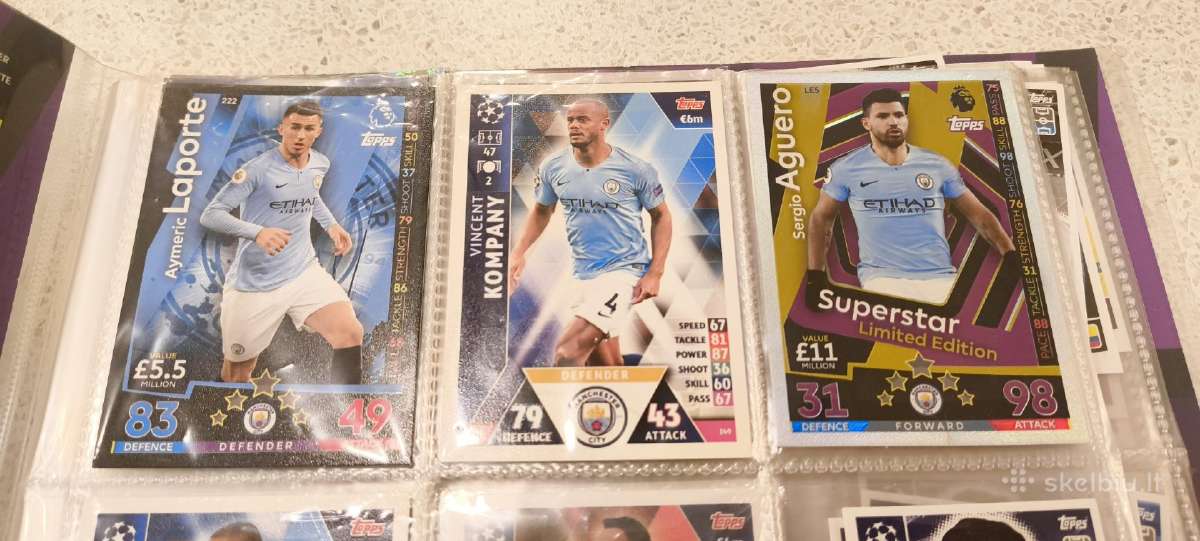 Match Attax futbolo žaidimo kortelės ir lipdukai - nuotraukos Nr. 5