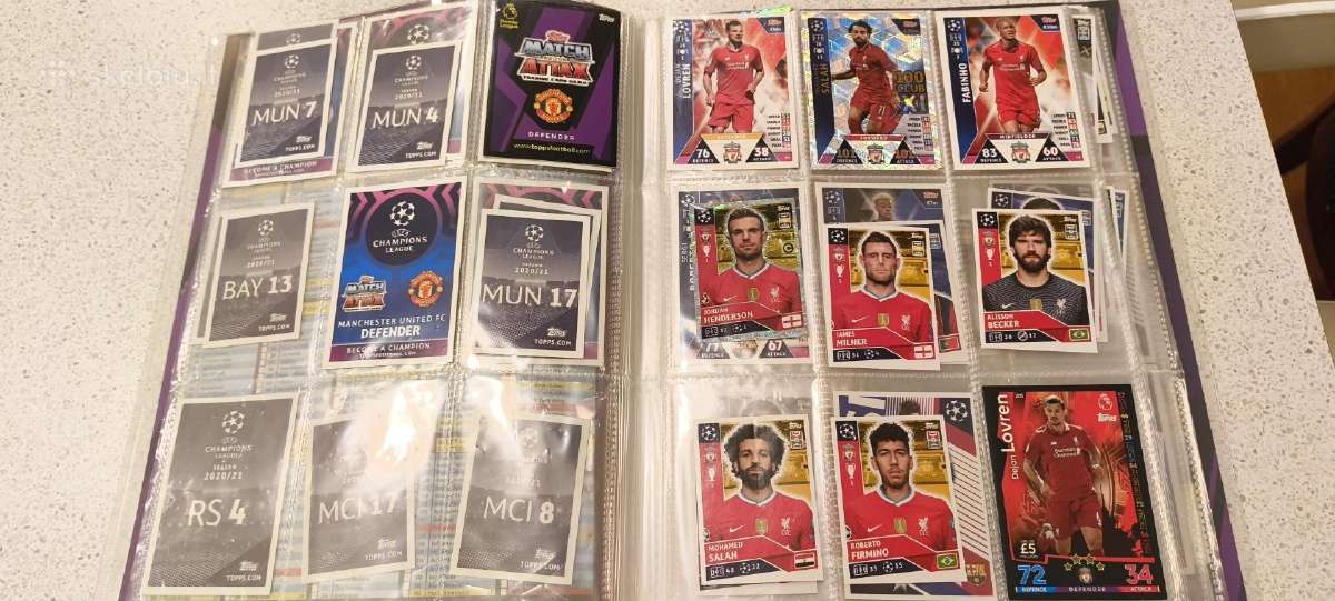 Match Attax futbolo žaidimo kortelės ir lipdukai - nuotraukos Nr. 6