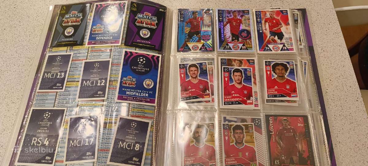 Match Attax futbolo žaidimo kortelės ir lipdukai - nuotraukos Nr. 7
